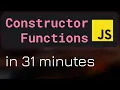 Constructor Functions THIS Keyword and more in JavaScript Programming Language