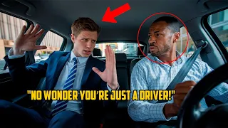 Made RACIST COMMENTS to a BLACK DRIVER, then saw him as the BOSS at the INTERVIEW