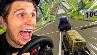 Welches Auto (mit 1400kg ANHÄNGER) springt am WEITESTEN von der XXL Sprungschanze?