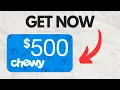Chewy 500 Gift Card Tutorial