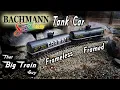 Bachmann Spectrum Tank Cars in 1 20 3 scale Framed AND Frameless Unboxing Review