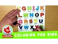 Alphabet Coloring Page for Kids Maple Leaf Learning Playhouse