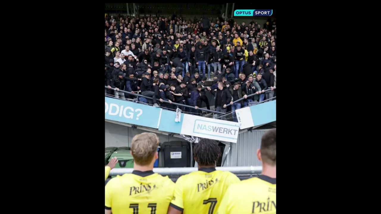 Stand collapses at Dutch stadium with Vitesse Arnhem fans