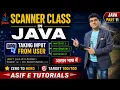 16 Scanner Class in Java Taking Input from User