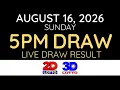 LIVE PCSO Lotto Result Today 5pm August 16 2026 - Ez2 Result and Swertres Result