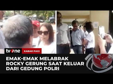 Rocky Gerung Dicegat Saat Hendak Keluar Gedung Polri