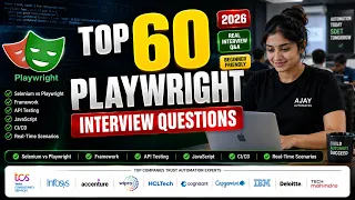 Top 60 Playwright Interview Questions Answers Real SDET Interview Questions 2026
