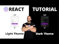 Dark Theme Toggle - React JS
