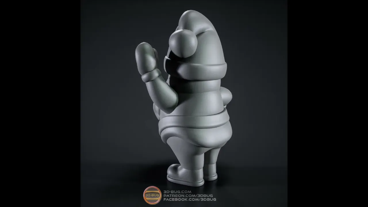 Stylized Santa video thumbnail