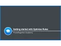 Getting Started with Optimize Rules