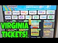 100 IN VIRGINIA LOTTERY SCRATCHERS AKA SCRATCH OFF TICKETS