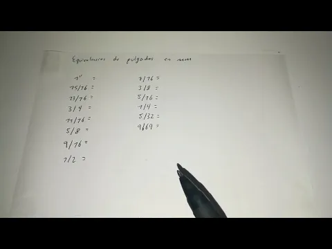 Download MP3 conversión de pulgadas a milímetros