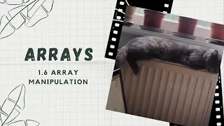 1 6 Arrays Array Manipulation