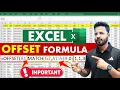 Excel Tutorial for Beginners OFFSET Formula in Excel Microsoft Excel
