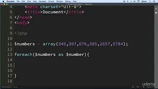 6 Foreach Loop in PHP - CONTROL STRUCTURES