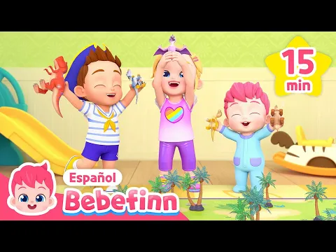 ¿Cuál es tu dinosaurio favorito? | Canciones Infantiles | Dinosaurio para niño | Bebefinn en español