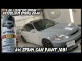 NEW RUSTOLEUM 5 IN 1 SPRAY PAINT TEST 41 PAINT JOB THEN CAR SHOW