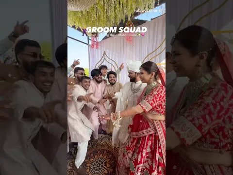 Groom Squad Came to Bring Their Bhabhi Home | Friends Forever | Wedding Fun | Shaadi Vibes | Couples