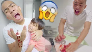 TES SEBERAPA SAYANG ADEKKU, SAAT PRANK JARIKU PUTUS!!!