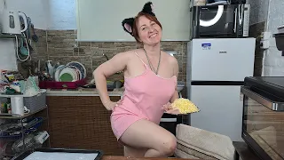 Homemade Pizza. Delicious cookies. Сooking show. Uruguay. Mila naturist..
