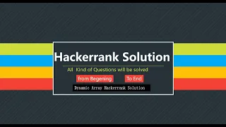 Dynamic Array 7 Hackerrank Solution