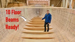Floor Beams Finished! Building a Keel Grid For Our 50ft Sailboat – Ep. 414 RAN Sailing