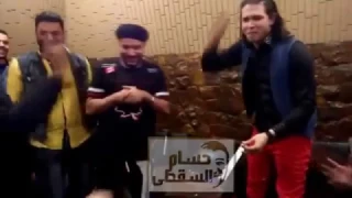 عبسلام وهو بيسجل اغنية عم يا صياد   ل  محمود الليثي دندنها