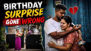 Birthday surprise gone wrong 😢 #birthday #celebration #policouple #gonewrong #funny #love 