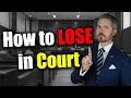 3 Behaviors Judges Notice That Ruin Your Case