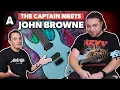 The Captain Meets John Browne Monuments - First Look at his New Signature Schecter Guitar