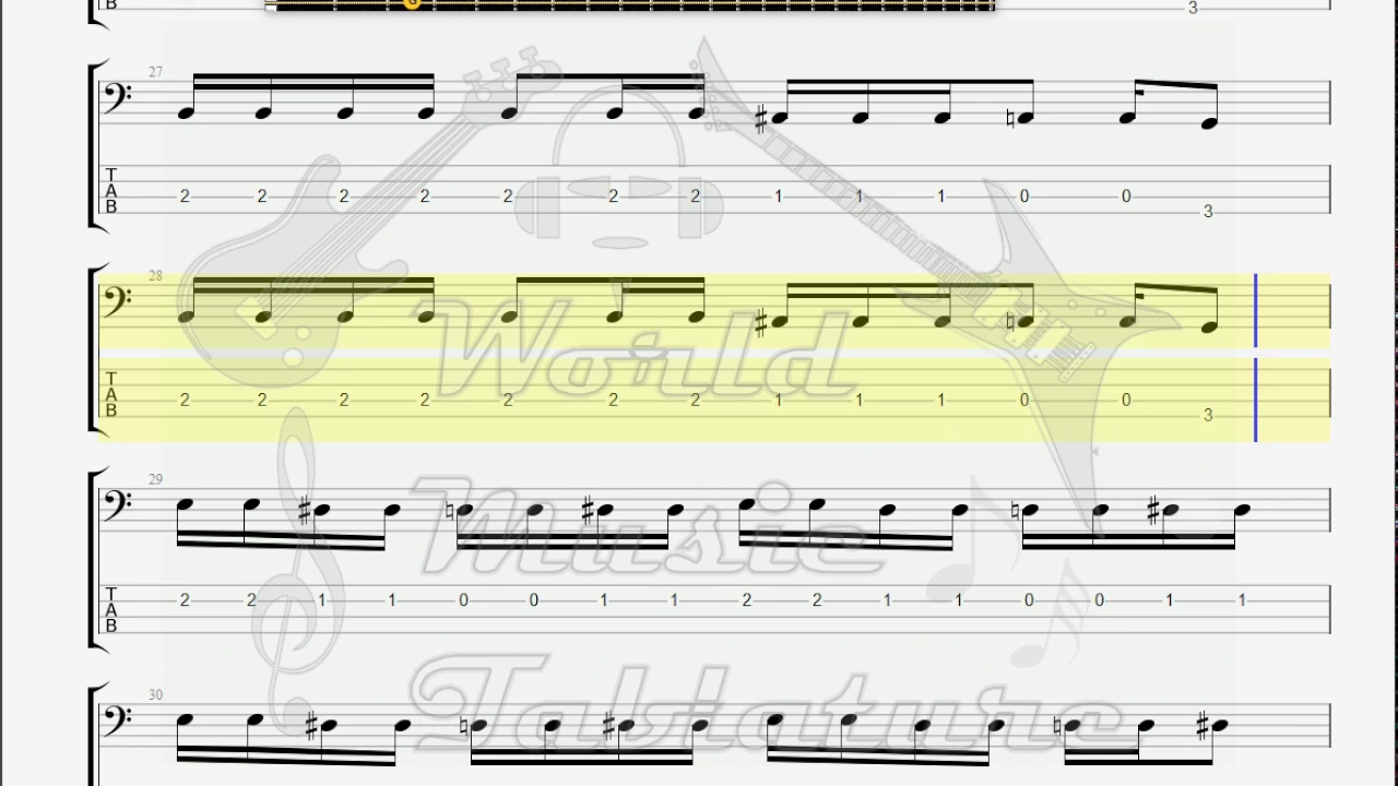 Dead Kennedys Police Truck BASS GUITAR TAB Dead Kennedys Police Truck BASS GUITAR TAB