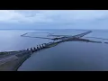 Lagu De Afsluitdijk vanuit de lucht: Een 15 minuten durende vlucht vanuit Friesland