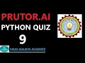 Python Quiz-9