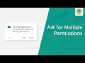 How to request Multiple Permissions at once in android Android studio tutorial