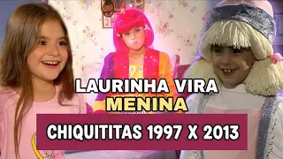 Laurinha Vira Menina Pela Primeira Vez | Comparação de Cena Chiquititas 1997 x 2013