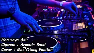 Download Harusnya Aku - DJ Funkot Remix Version - Karaoke Lirik Tanpa Vokal (Armada Band) MP3
