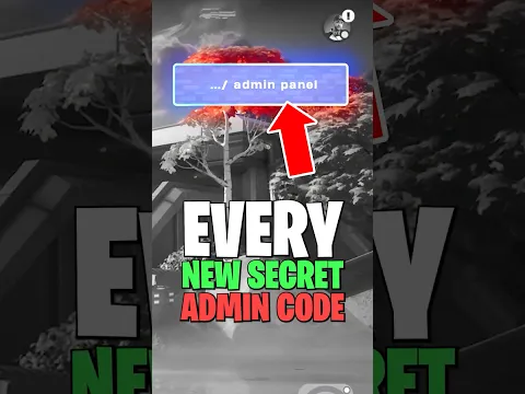 *ALL* Admin Panel Secret CODES! (Free Rewards)