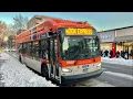 NICE N20X Express Bus Snowy Ride Roslyn to Flushing