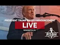Download Lagu LIVE REPLAY: President Trump Makes an Announcement - 9/2/25