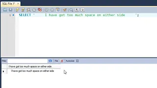 SQL Tutorial 40 The TRIM Function