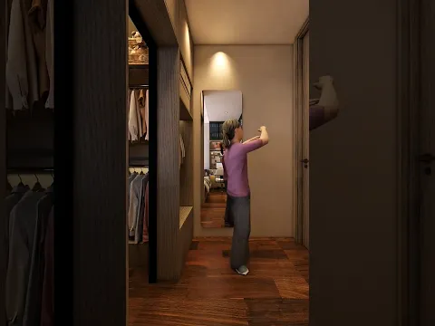 Tiny Bedroom Renovation With A Compact Walk-In Closet