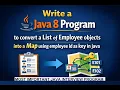 Write a Java 8 program to convert a List of Employee objects into a Map using employeeId as key