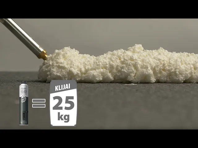 Klijuojančios putos FOME FLEX, 60 Seconds Fast Fix Polystyrol Neopor, 850ml
