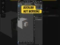 Boolean won t work in blender 3D