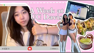 WEEK VLOG UC Davis picnic day - center work shifts classes hanging out with friends