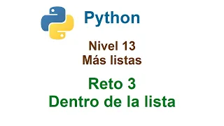 Programar en Python - Nivel 13
