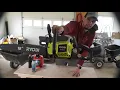 Ryobi RY3818 Chainsaw Review Chainsaw in action footage included cheap chainsaw from Home Depot