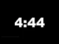 4 minutes 44 seconds 284 secs clock timer countdown Alarm Focus