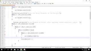 APPLY UNION AND INTERSECTION USING JAVA