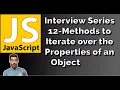 How to iterate over Object in javascript